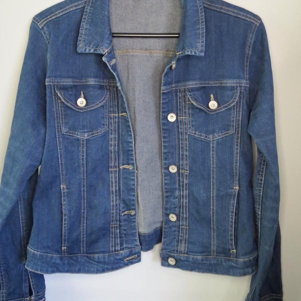 KATIES - CLASSIC STYLE DENIM JACKET  - SIZE 14 - EXCELLENT CONDITION - Picture 2 of 5